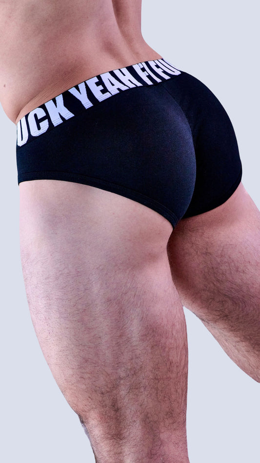 ALL BLACK PUSH UP BRIEF