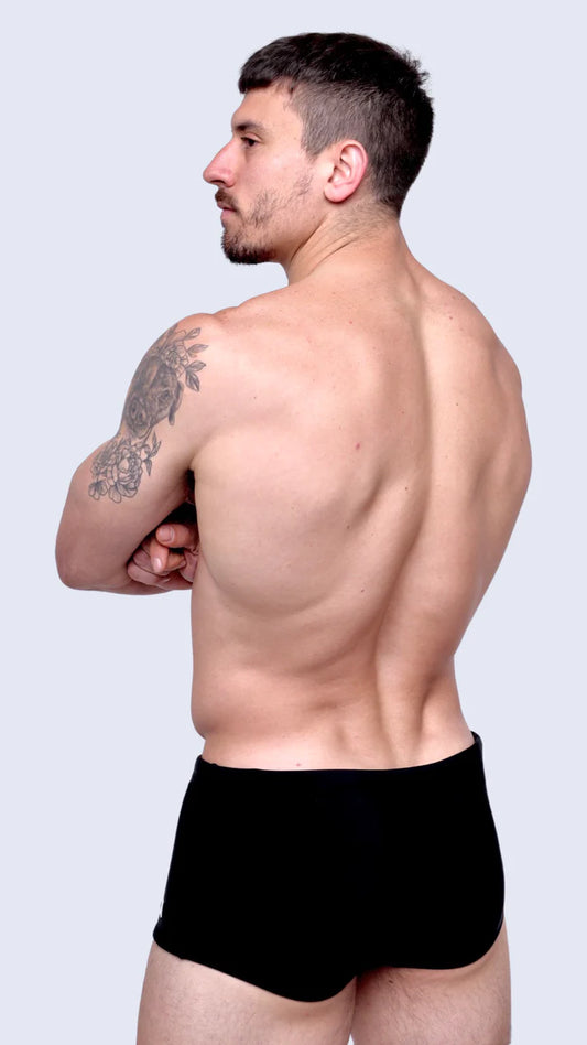 EXTREME BLACK SWIM TRUNK