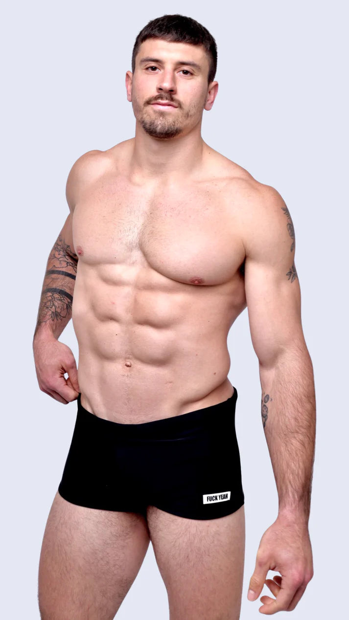 EXTREME BLACK SWIM TRUNK