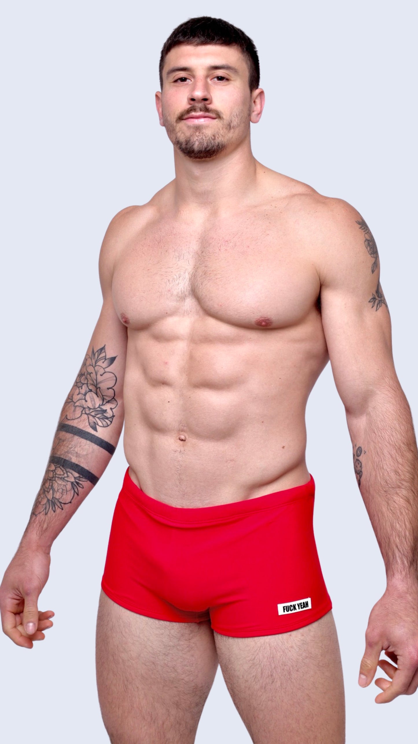 EXTREME RED SWIM TRUNK