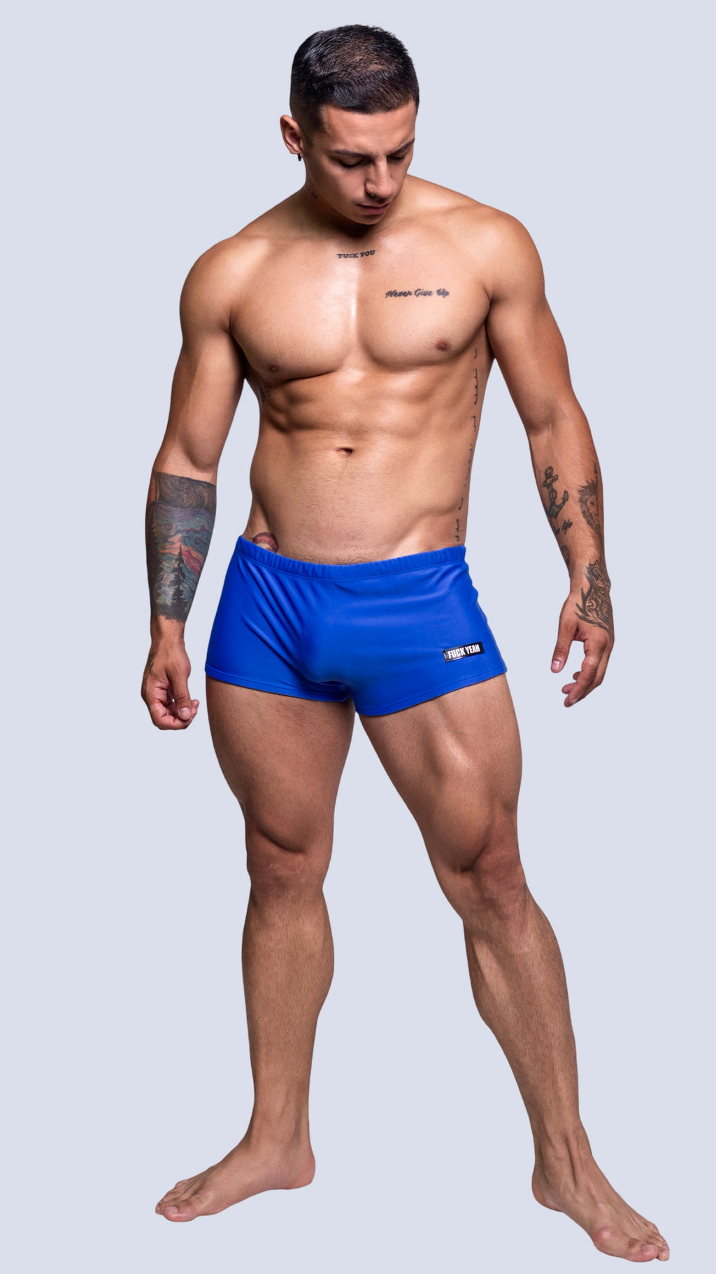 NAVY SWIM TRUNK