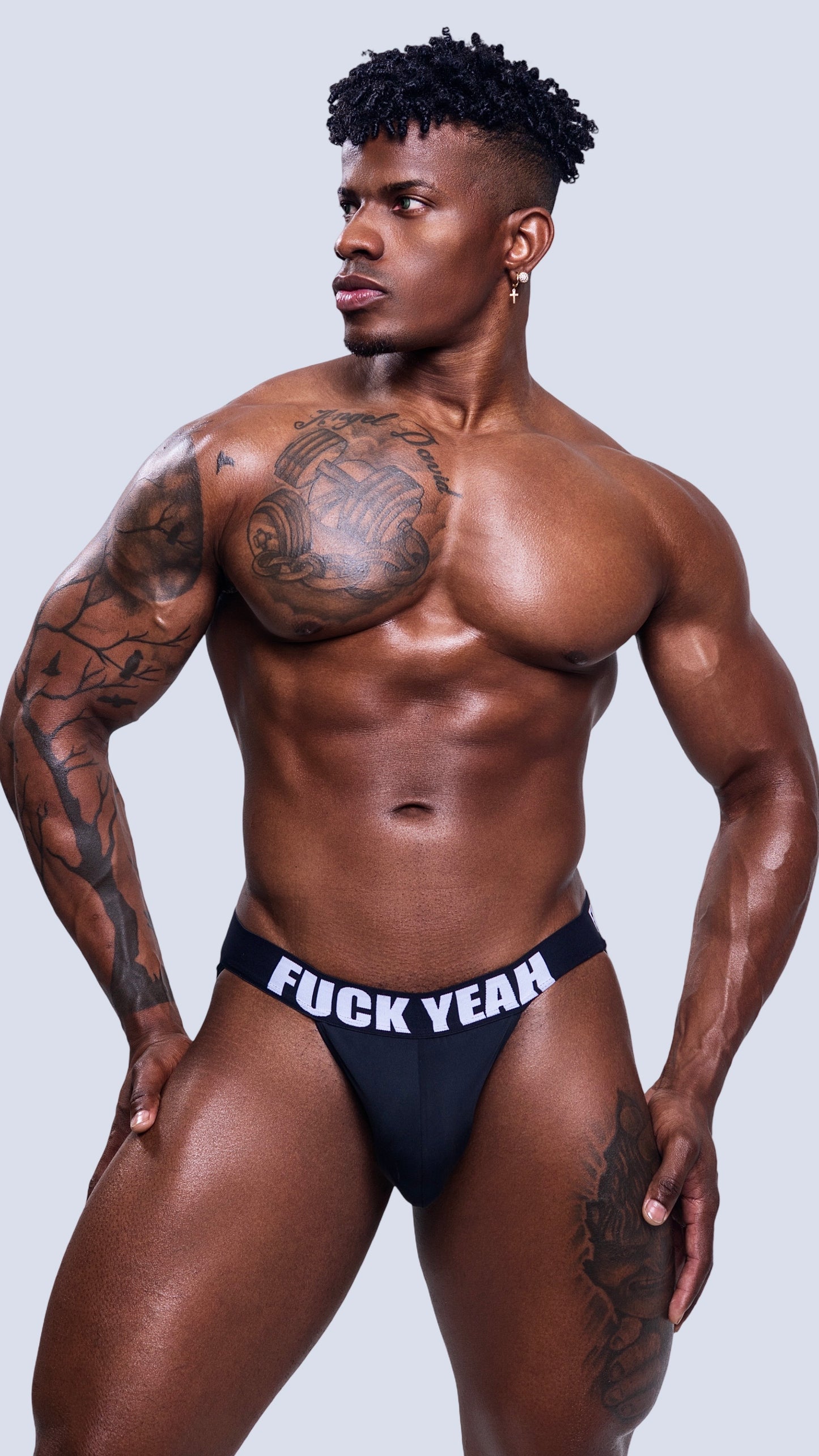 BLACK SIDE CUT BRIEF